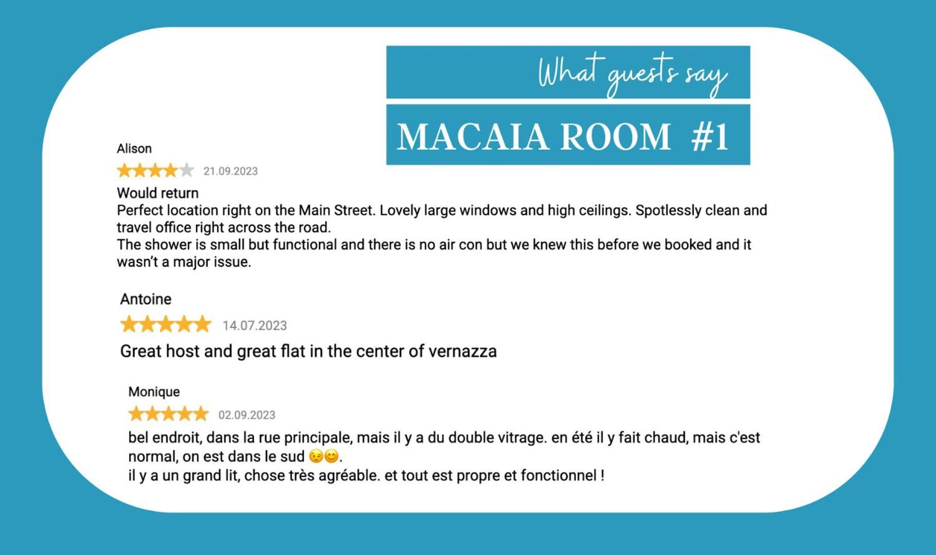 Macaia Room #1 With Ac Vernazza Ngoại thất bức ảnh