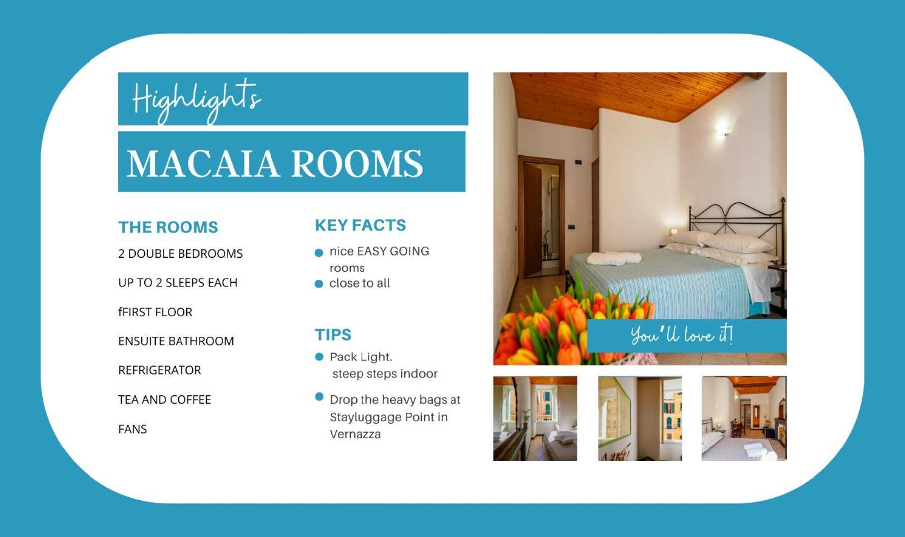 Macaia Room #1 With Ac Vernazza Ngoại thất bức ảnh
